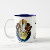 スペースシャトルの記念するマグ ツートーンマグカップ (左)