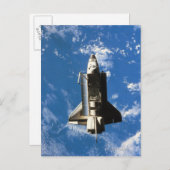 スペースシャトルの軌道地球2 ポストカード (正面/裏面)