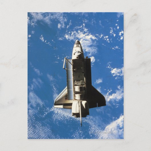 スペースシャトルの軌道地球2 ポストカード (正面)