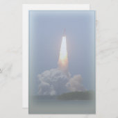 スペースシャトルの進水の文房具 便箋 (正面/裏面)