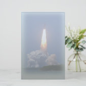 スペースシャトルの進水の文房具 便箋 (スタンド正面)