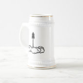 スペースシャトルの進水 ビールジョッキ (正面左)