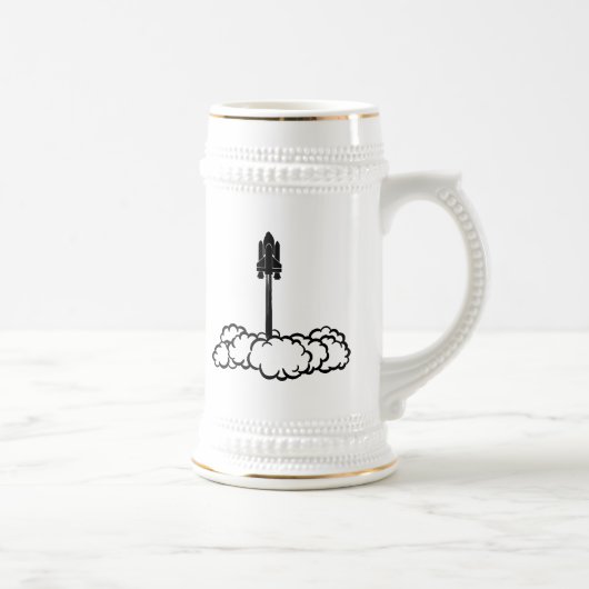 スペースシャトルの進水 ビールジョッキ (右)