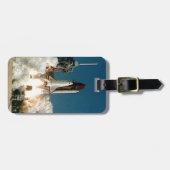 スペースシャトルの進水- NASAロケットの写真 ラゲッジタグ (正面横)