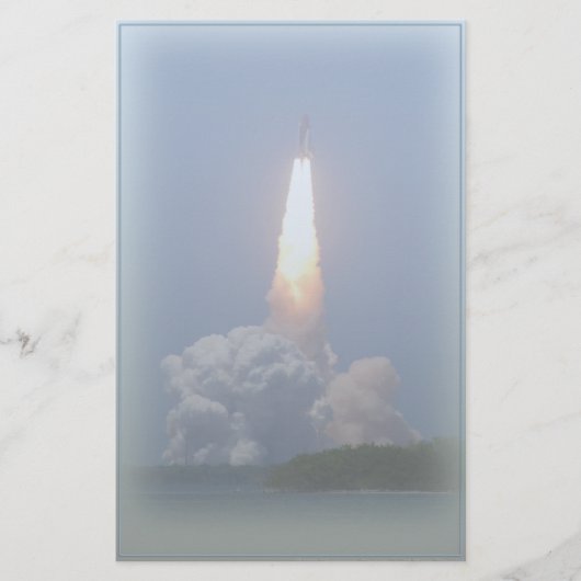 スペースシャトル打ち上げ文房具 便箋 (正面)