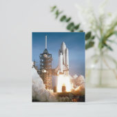 スペースシャトル打ち上げ ポストカード (スタンド正面)