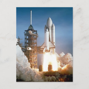 スペースシャトル打ち上げ ポストカード