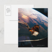 スペースシャトル3からの地球 ポストカード (正面/裏面)