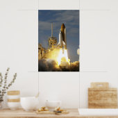 スペースシャトル・アトランティス打ち上げポスター NASA STS-122 ポスター (キッチン)