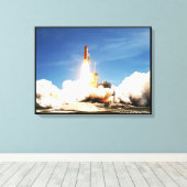 スペースシャトル アトランティス キャンバスプリント (インサイチュ (ウッドフロア))