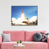 スペースシャトル アトランティス キャンバスプリント (インサイチュ (リビング))