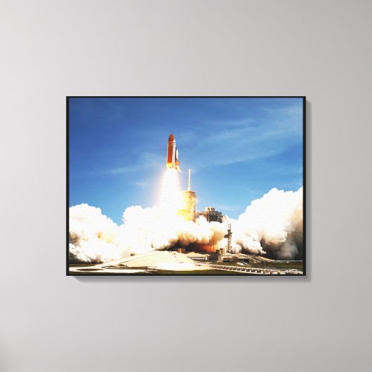 スペースシャトル アトランティス キャンバスプリント (正面)