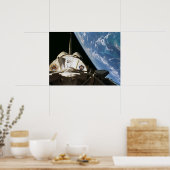 スペースシャトル・コロンビア宇宙からの地球の眺め ポスター (キッチン)