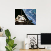 スペースシャトル・コロンビア宇宙からの地球の眺め ポスター (ホームオフィス)