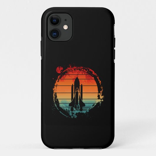スペースシャトル ビンテージ Case-Mate iPhoneケース (裏面)