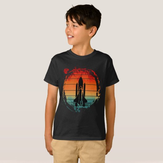 スペースシャトル ビンテージ Tシャツ (正面フル)