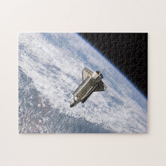 スペースシャトル STS115 アトランティス ISS離脱 2006 ジグソーパズル (横)