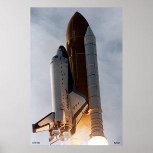 スペースシャトル- STS-80の飛行 ポスター