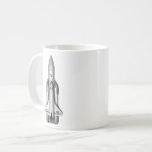 スペースシャトルIのスペースシャトルII コーヒーマグカップ (正面左)