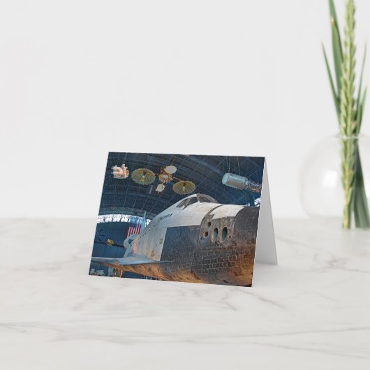 スペースシャトルNotecard カード (正面)