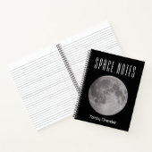 スペーステーマのオーダーメイド天文学者ノートブック ノートブック (内部)