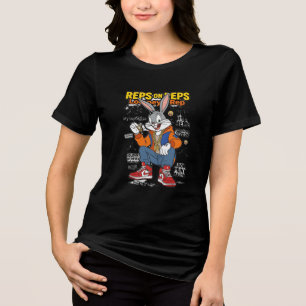 スペースバニーのバスケットボールストリートウェア トライブレンドTシャツ