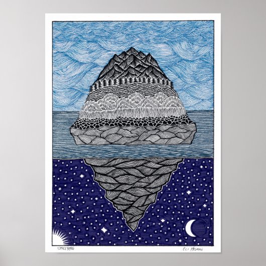 スペースバーグポスター ポスター (正面)