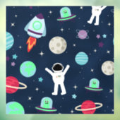 スペースパターンイラスト ウィンドウサイン (シート3)