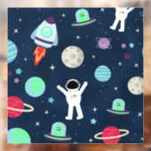 スペースパターンイラスト ウィンドウサイン (シート2)