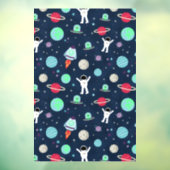 スペースパターンイラスト ウィンドウサイン (シート3)