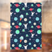 スペースパターンイラスト ウィンドウサイン (シート2)