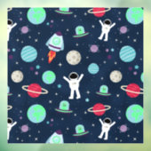 スペースパターンイラスト ウィンドウサイン (シート3)