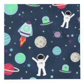 スペースパターンイラスト フォトキューブ (正面)