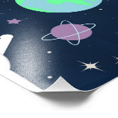 スペースパターンイラスト フォトプリント            (角)