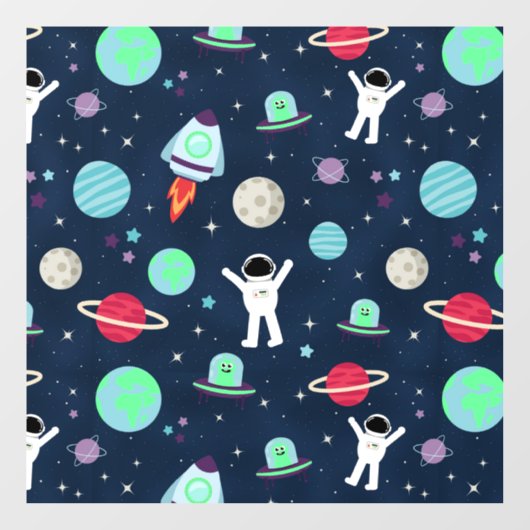 スペースパターン イラスト ウィンドウサイン (シート)