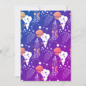 スペースパーティー | 誕生日招待状 招待状 (裏面)