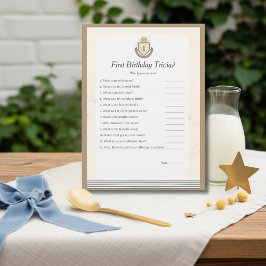 スペースファーストバースデートリビアゲームカード シーズンカード