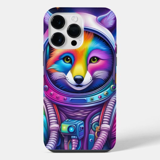 スペースフォックス - スマホケース iPhoneケース (裏面)