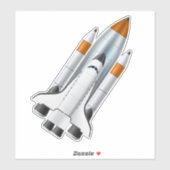 スペースフォースロケットステッカー シール (シート)