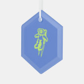 スペースマンクリスマスツリーオーナメント ガラスオーナメント (正面左)