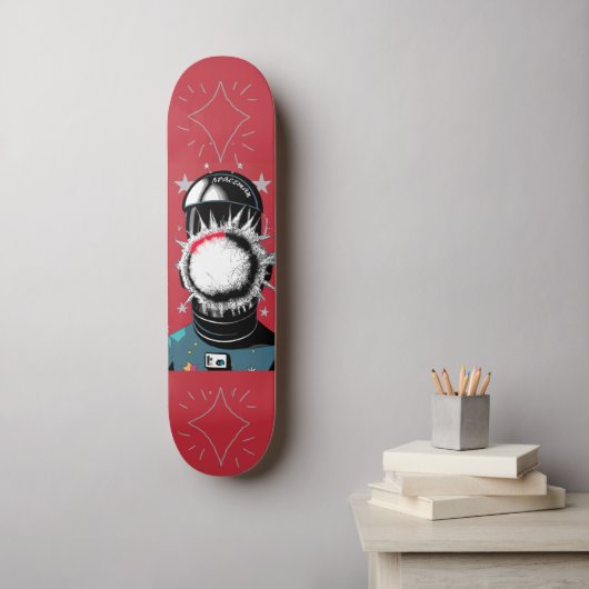 スペースマン スケートボード (ウォールアート)