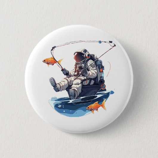 スペースマン 缶バッジ (正面)