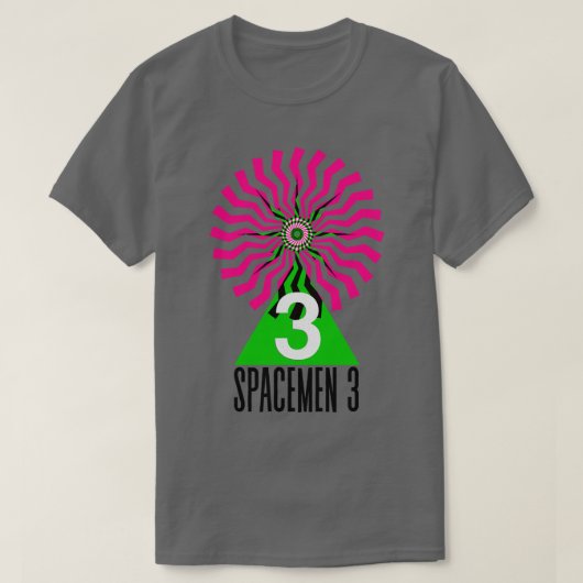 スペースメン3オリジナルファンアートワーク Tシャツ (デザイン正面)