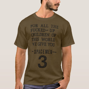 スペースメン3サイコロックフ動揺してライヤーデザイン Tシャツ