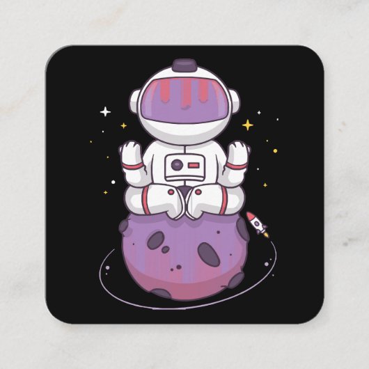 スペースヨガ スクエア名刺 (正面)