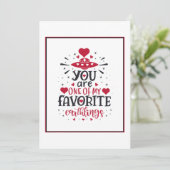 スペースラブ ヴァレンタイン グリーティング シーズンカード (スタンド正面)