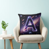 🚀 スペースレターAギャラクシー惑星星キッズ 🚀 クッション (椅子)