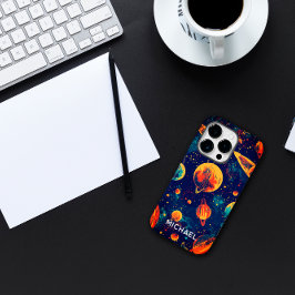 スペース宇宙飛行士のカスタムネーム Case-Mate iPhone 14 PROケース
