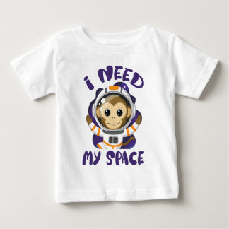 スペース宇宙飛行士モンキーが必要な子供たち  ベビーTシャツ