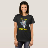 スペース宇宙飛行士Pew Madafakas 招き猫 2 Tシャツ (正面フル)